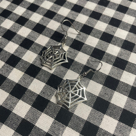 Walking Into Spiderwebs Earrings