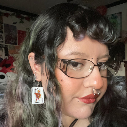 Joker In The Pack Earrings