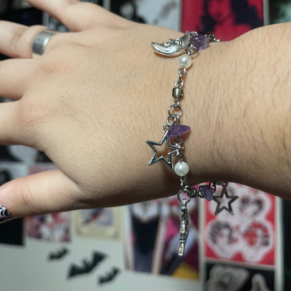 Moon Over Marin Crystal Bracelet
