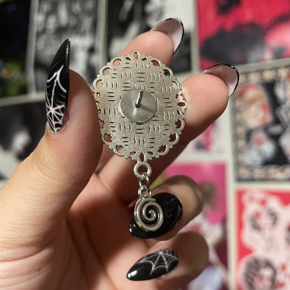 MF DOOM Mac and Cheese Pendant Pin