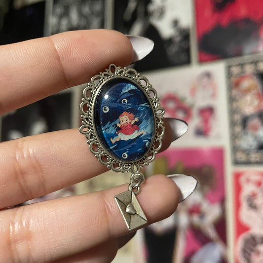 Ponyo Pendant Pin