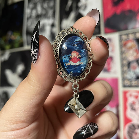 Ponyo Pendant Pin