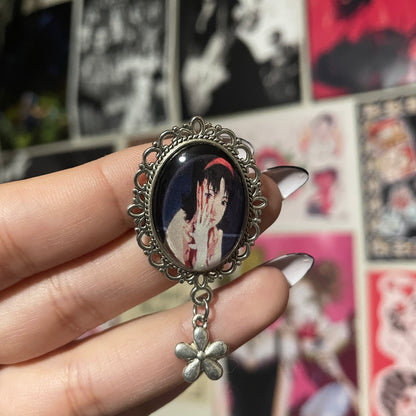 Perfect Blue Pendant Pin