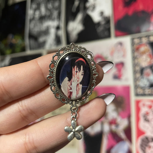 Perfect Blue Pendant Pin