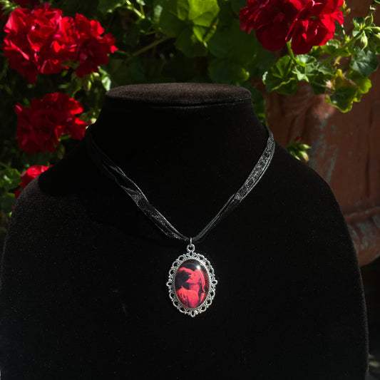 TV Girl Pendant Necklace