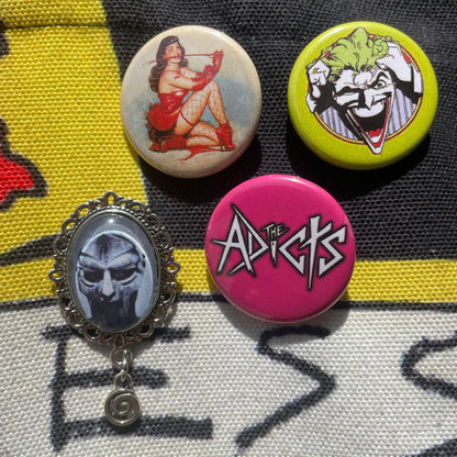 MF DOOM Pendant Pin