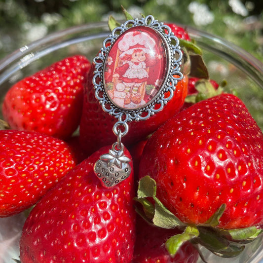 Strawberry Shortcake Pendant Pin