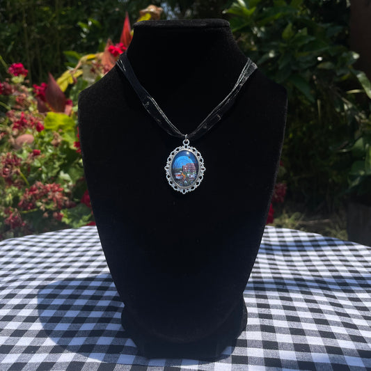 Title Fight Pendant Necklace